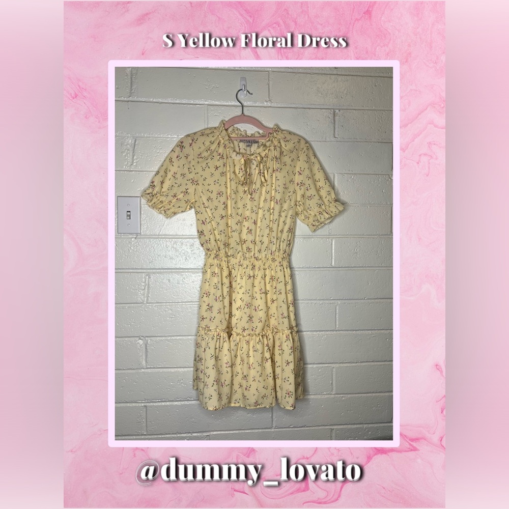 Floral Yellow Dress